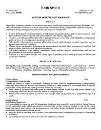 Warehouse Manager Resume Templates 11 Free Word Pdf Samples