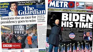 Breaking news and analysis on u.s. Newspaper Headlines Biden Appeals For Calm As Trump In Meltdown Bbc News