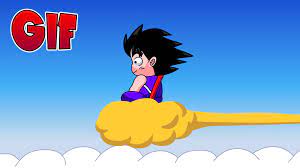 Goku Riding The Nimbus Cloud By Indietimber On Deviantart
