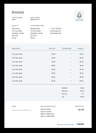 invoice template for pdf free download wise