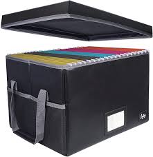 Check spelling or type a new query. Buy Fireproof File Organizer Box With Lid Collapsible Document Cabinet With Handle For Letter Legal Folder Storage Water Resistant Fireproof Safe Filing Cabinets For Home Office Black Online In Hong Kong B08znft989