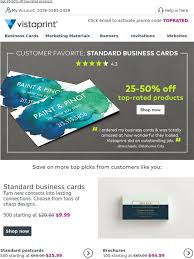 Ok, so paying a few dollars more for a better product seemed to work for both vistaprint and no problem, because you can use that same promo code for a discount on premium business cards. Vistaprint You Reviewed We Listened Save On Business Cards And More Milled