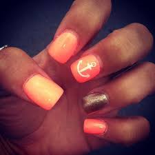 Fotos De Unas Color Naranja 50 Ejemplos Pintar Unas Disenos De Unas De Ancla Unas Color Naranja Dar En El Clavo