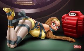 Honey Lemon Hogtied – Fan Art Bondage | GagTheGirl