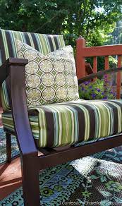 Here is a tutorial on how to make your own. Sew Easy Outdoor Cushion Covers