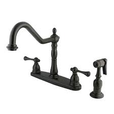 At delta® faucet, we believe there are better ways to experience water. Elements Of Design English Vintage Satin Nickel Kitchen Faucet With Sprayer Eb7758blbs Rona