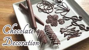 Chocolate Decoration Ideas For Homemade Cakes Youtube Chocolate Decorations Christmas Cupcakes Recipes Diy Cake Decorating