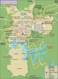 Hotels In Sao Paulo City Brazil Sao Paulo Map Sao Paulo City