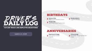 Operations Manager Mr. Dave Schwager is Celebrating his 18th year with  Taylor today!!! We thank you for all that you do to keep the drivers  moving, and for your continued dedication!!! 🎉🎉🎉 ·