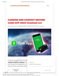 Navigate to add cash and type in the amount you want to cash out. Carding And Cashout Method Cash App 2020 Cashout Cc