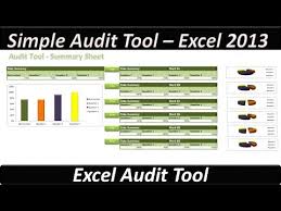 Simple Audit Tool Excel 2013