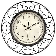 Modern nordic wrought iron wall clocks crafts decoration hotel home livingroom art clock decorative mute 3d sticker mural in stickers from garden on aliexpress 11 double singles day. 18 Decorative Wrought Iron Metal Wall Clock 75365kl Wall Clock Clock Metal Wall Clock
