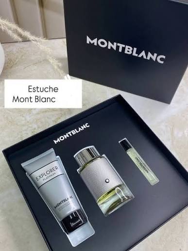 Mont Blanc Explorer Platinum Set Perfume 100 ml + Gel 100 ml + Mini 7.5 ml  ✨ 🇺🇸 100% Original. Autenticidad garantizada. 🛒 Déjanos un mensaje al DM  para asesoría personalizada. 🔗 Link en bio para ver disponibilidad y  precios.