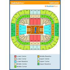 70 Comprehensive Kohl Center Seat Map