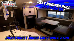 Could the 27rr be the right toy hauler travel trailer for you? 2021 Forest River Grey Wolf 27rr Toy Hauler Travel Trailer Youtube