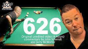 John Schmidt 626 Ball Straight Pool Run