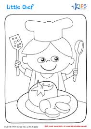 Solar system worksheets middle school. Little Chef Coloring Page Free Printable Worksheet For Kids