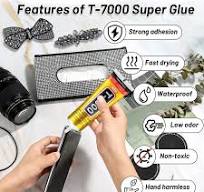 T7000 Black Soft Adhesive T-7000 Computer Touch Screen and mobile phones  Touch Screen Repair Frame Anti-Vibrant Universal Glue Tablet Repair Sticker  ...