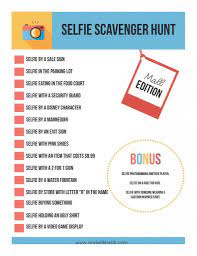 Selfie Scavenger Hunt Birthday Party For Teens Birthday Party Games Sleepover Games