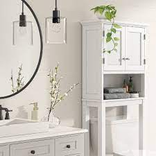 Yaheetech bathroom medicine cabinet 2 door wall mounted storage cabinet with adjustable shelf, 23.4in l x 12.2in w x 23.4in h, white. Bathroom Cabinets Target