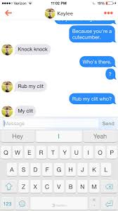 Knock knock whos there i love. The Best And Worst Tinder Conversations And Profiles In The World 131 Sick Chirpse
