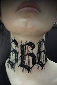 Zu Hause Bleiben Wenn Sie Krank Sind Throat Tattoo Neck Tattoo For Guys Neck Tattoo