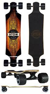 A longboard deck is a longer version of a skateboard and comes without the trucks or wheels. Atom All Terrain Drop Deck Longboard 39 Streetsurfshop