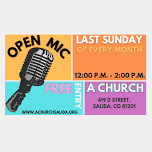 Open Mic at A Church