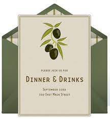 The following dinner invitation examples cover everything from a casual dinner party to gala dinner invitation wording. Dinner Party Invitations