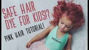 However, she does still have a shade of pink in her hair. Kid Safe Hair Color Pink Hair Color Tutorial Youtube