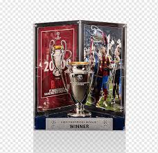 A barcelona fan holds the team's flags as he. 2008 09 Uefa Champions League 2009 Uefa Champions League Final Fc Barcelona 2006 Uefa Champions League Final 2017 18 Uefa Champions League Europa League Trophy Glass Wine Glass Lionel Messi Png Pngwing