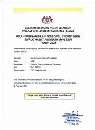 Informasi kitar semula majlis daerah kuala selangor. Pejabat Kesihatan Daerah Kuala Langat Jobs Hub