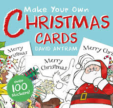 Place the tree shape in the centre fold of the card and either stitch to the card by hand or use a sewing machine to carefully stitch down the fold. Make Your Own Christmas Cards Antram David 9781912006212 Amazon Com Books