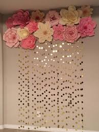 Paper Flower Backdrop Etsy Paper Flower Backdrop Paper Flowers Paper Flowers Diy