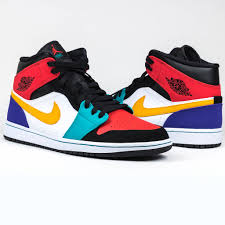 Purchase Jordan Air 1 Mid Multicolor Up To 67 Off