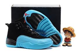 Black And Turquoise Jordans 12 Http Www Bigkidsjordanshoes Com Kids Air Jordan 12 Gamma Blue Blueblack Html Only 52 00 Kids Air Jordan 12 Ga Jordan Shoes For Kids Air Jordans Kids Jordans