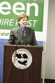 Shaheen, in Hooksett, rallies with union