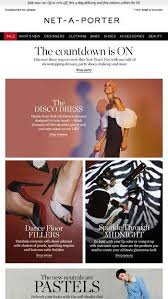 3 Ways To Wow This New Year S Eve Net A Porter Email Archive Banner Design Inspiration Email Newsletter Design Newsletter Design