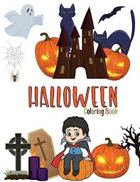Printable coloring and activity pages are one way to keep the kids happy (or at least occupie. Halloween Coloring Book Halloween Charactor Ghosts Vampire Werewolf Mummy Haunted Houses Pumpkins Monster For Kids By Turnage Jack Amazon Ae
