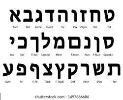 Early hebrew was the alphabet used by the . 6 106 Hebrew Alphabet Images Stock Photos Vectors Shutterstock