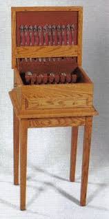 This flatware chest arrived in excellent physical condition, is nice looking inside and out. Solid Wood Standing Flatware Chest From Dutchcrafters Amish Furniture