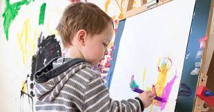 Children are exploring art materials in a playful way. Kids Drawing How To Encourage Creativity Skills Confidence