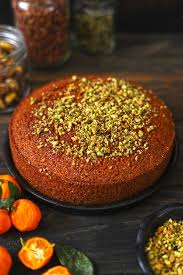 As batter is ready to cook, grease a pan and pour the batter. Rava Cake Eggless Semolina Cake Fun Food Frolic
