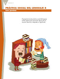 Catálogo de libros de educación básica. Leer Poemas Bloque Iii Leccion 8 Apoyo Primaria