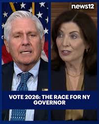 VOTE 2026: Here's an early breakdown of the New York governor's race  between Bruce Blakeman and Gov. Kathy Hochul. Watch News 12 and tune into  our stories for more. . . . #