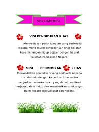 Visi dan misi pendidikan nasional sesuai dengan uu no. Visi Misi