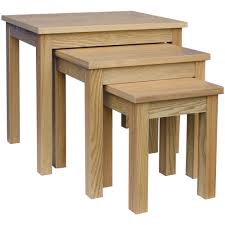 Next bronx storage coffee table. Nest Of Tables 2 3 Table Units Wood Living Room Side Lamp Coffee Furniture Ebay