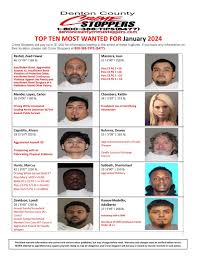 Denton Co Sheriff on X: January 2024 most wanted call Crime Stoppers (800)  388-8477 for info leading to their arrest and earn up to $1000.  t.coHYbVm8BBsa  X