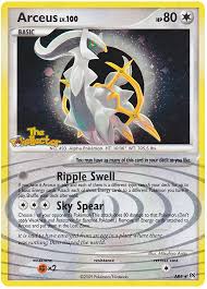How do you get arceus in pokemon pearl using the … answers.yahoo.com. Arceus Platinum Arceus Ar5 Pokemon Card