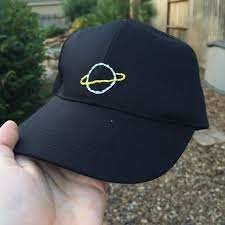 Planet Hand Embroidered Baseball Cap Cute Hats Embroidered Baseball Caps Hats